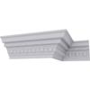 Endurathane Stockport Traditional Crown Moulding, 3 5/8"H x 3 3/8"P x 5"F x 94 1/2"L, Factory Primed view 1