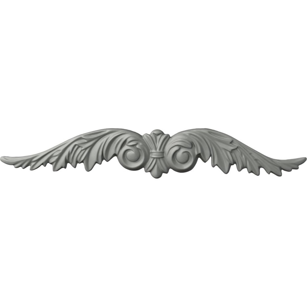 Ekena Millwork 11 3/8"W x 1 7/8"H x 1/2"P Leaf Span Center Onlay