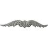 Ekena Millwork 11 3/8"W x 1 7/8"H x 1/2"P Leaf Span Center Onlay view 1