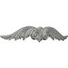 Ekena Millwork 11 3/8"W x 1 7/8"H x 1/2"P Leaf Span Center Onlay view 2