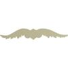 Ekena Millwork 11 3/8"W x 1 7/8"H x 1/2"P Leaf Span Center Onlay view 4