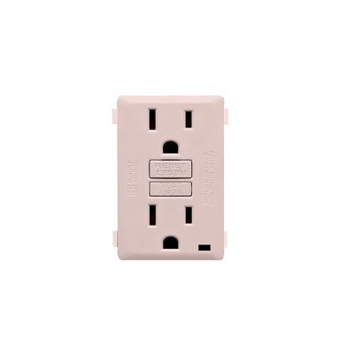 Leviton Renu 15-Amp Tamper Resistant GFCI Color Change Kit Face Cover, RKG15-FP, Fresh Pink Lemonade