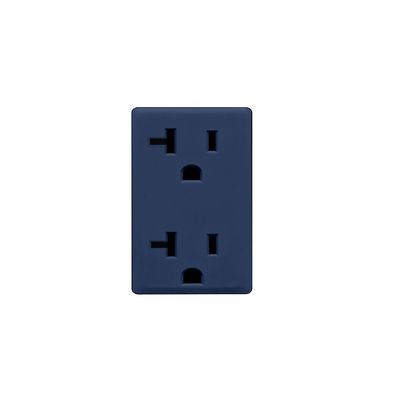 Leviton Renu 20-Amp Tamper Resistant Receptacle Color Change Kit, (Decorative Cover ONLY., Not an Actual Outlet) - Compatible only with Renu wallplate, Sold Separately, RKR20-RN, Rich Navy