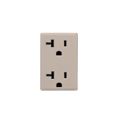 Leviton Renu 20-Amp Tamper Resistant Receptacle Color Change Kit, RKR20-WS, Wood Smoke