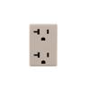 Leviton Renu 20-Amp Tamper Resistant Receptacle Color Change Kit, RKR20-WS, Wood Smoke view 1