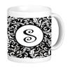 Monogram Initial Letter S 11 Ounce Ceramic Coffee Mug Tea Cup view 1