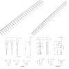 Gikfun 100 Pairs Suitable for 22AWG Cable Male and Female Pins Connector Kit fit for Housing Jumper Wire Cable DIY Kit EK8284 view 2