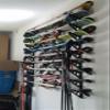 StoreYourBoard Ski Rack  Heavy-Duty Horizontal Ski Wall Mount & Snowboard Wall Mount for Garage Wall Shelving - Snowboards & Gear, Multi-Sport Skateboard Organizer - Skiing Accessories - Holds 3 Pair view 3