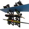 StoreYourBoard Ski Rack  Heavy-Duty Horizontal Ski Wall Mount & Snowboard Wall Mount for Garage Wall Shelving - Snowboards & Gear, Multi-Sport Skateboard Organizer - Skiing Accessories - Holds 3 Pair view 4
