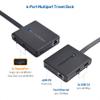 Cable Matters Dual Monitor USB C Hub (USBC Dock) with Dual 4K DisplayPort, 2X USB 2.0, Ethernet, and 60W Charging - Thunderbolt 4 / USB4 / Thunderbolt 3 Port Compatible for Windows and Linux. view 2