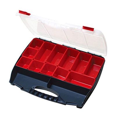 Pro'sKit SB-4536B Compartment Storage Case, 17.7" x 14.2" x 3" Size, Polypropylene/Poly Styrene