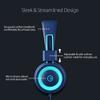 Kids Headphones - noot products K11 Foldable Stereo Tangle-Free 3.5mm Jack Wired Cord On-Ear Headset for Children/Teens/Boys/Girls/Smartphones/School/Kindle/Airplane Travel/Plane/Tablet (Navy/Teal) view 2