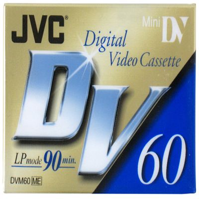 JVC - Digital Video Cassette - M-DV60ME - Blank Mini DV - 90 Mins - 3 Pack