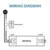 Lightkiwi Q8114 Hardwire Kit, Direct Wire for 24VDC LED Under Cabinet Lighting - 50 Watt view 2