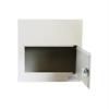 Protex WDS-311 Through-The-Wall Drop Box, for Cash, Checks and envelopes, Saw-Toothed Baffle, Powder Coated Grey Finish, Pre-drilled anchoring Holes view 2