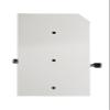 Protex WDS-311-DD Through-The-Wall Drop Box, for cash, checks and envelopes,Piano hinge,Pre-drilled anchoring holes,Metal baffle,Adjustable metal frames, double steel door off-white view 4