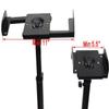 VideoSecu 2 Height Adjustable Heavy-Duty Steel Speaker Stands for Satellite Surround Sound Speakers MS07B2 M99 view 4