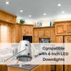 6 Pieces 4" New Construction LED Can Air Tight IC Housing LED Recessed Lighting view 3