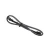 Darkside 3-Pin 40cm (16") M/F Fan Sleeved Cable - Graphite Metallic (DS-0245) view 1