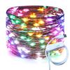 RUICHEN USB Plug in Fairy Lights, Copper Wire 20 Ft 120 LED, Multicolor view 1
