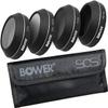 Bower Mavic Pro 4pc Professional Filter Kit | 4K HD Optics ND4, ND8, ND16, CPL Filter Set for Mavic Pro Drone Accessories. Enhance Your Aerial Photography view 1