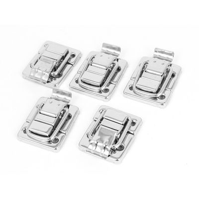uxcell Suitcase Boxes Chests Trunk Lock Toggle Latch Catch Silver Tone 5pcs