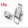 uxcell Suitcase Boxes Chests Trunk Lock Toggle Latch Catch Silver Tone 5pcs view 2