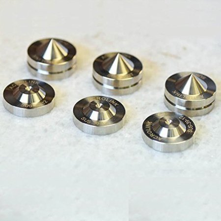 4set X 3927mm Acrolink Pure Steel Anti-shock Foot Pads for Hifi Audio Amplifier