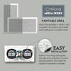 Micca M-CS Dual 5.25 Inch 2-Way in-Wall Center Channel Speaker for Home Theater, Whole House Audio, MTM LCR Design, 5.25" Poly Woofers, 1" Pivoting Silk Tweeter, White, Paintable, Each view 2