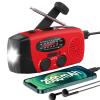 Tiemahun Emergency Solar Hand Crank Dynamo NOAA WB AM/FM Radio Hurricane Camping Survive Kit with 3-LED Flashlight 2000mAh 088FS Portable radios view 1