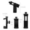 AFAITH Cell Phone Tripod Mount with Remote, Phone Holder Adapter Selfie Monopod with Adjustable Clamp for iPhone 16 15 14 13 12 11 Max Pro Phone X XR Xs 6 7 8 P,Samsung view 2
