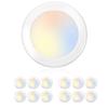 hykolity 5/6 Inch LED Disk Light Flush Mount, 3CCT 3000K/4000K/5000K,15W view 1