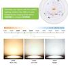 hykolity 5/6 Inch LED Disk Light Flush Mount, 3CCT 3000K/4000K/5000K,15W view 3