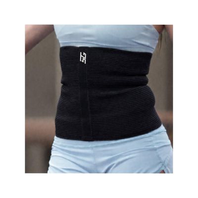 SG TRAINING FIT #1 Pro Warming Belt - Compression Support for Lower Back & Lumbar, Comfort During Training & Daily Activities, for Men & Women. (Medium, Black)