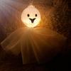 Penfly 1.5M 10LEDs Decorative Ghost Doll Shape Fairy Night Mood Light for Home Indoor Outdoor Festival Halloween Baby Child Bedroom Warm White view 4