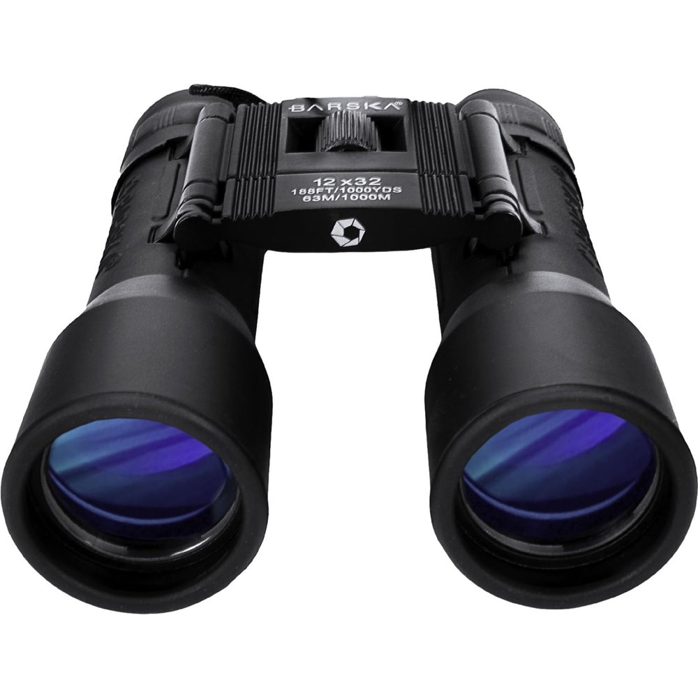 Barska 12x32 Lucid View Binoculars, Black (AB10113)