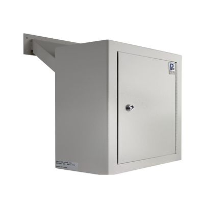 Protex MDL-170 Wall/Door Through Drop Box,for Keys, car remotes, Cash, Checks and envelopes, Metal Baffle, Pre-drilled mounting Holes,Double Steel Door, with Adjustable Chute