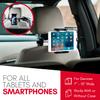 Macally Tablet Holder for Car Headrest - Adjustable iPad Headrest Mount for Car - Super Secure Car iPad Holder Backseat Kids - Fits All 4.7-12.9" Back Seat Devices (iPad Pro/Air/Mini, Nintendo Switch) view 3