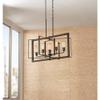 Home Decorators Collection Palermo Grove Collection 5-Light Black Gilded Iron Linear Chandelier view 2