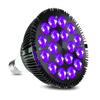KINGBO Black Light Bulb, 36W LED Blacklight Bulbs E26 PAR38 Glow in The Dark, 395nm LEDs for Blacklight Party, Fluorescent Art, DJ Dance Party, Holiday Decorations, Acrylic Pouring Light view 1