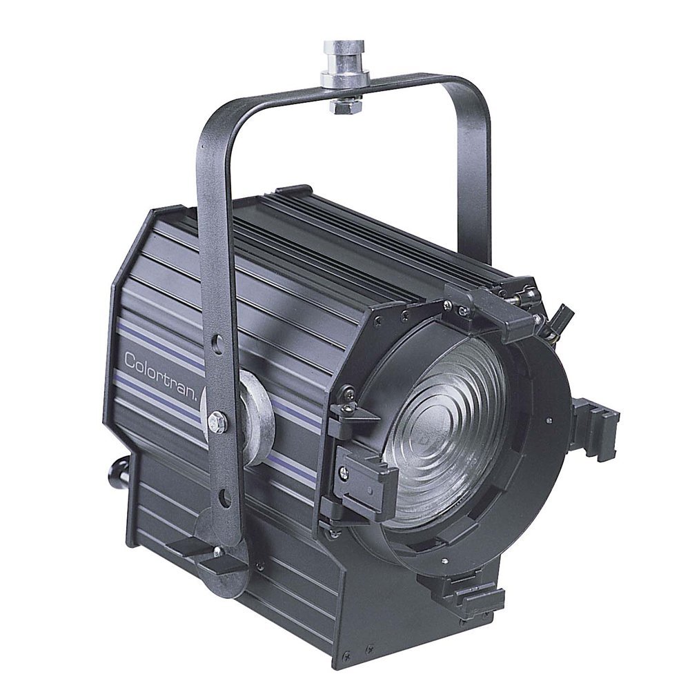 Leviton FR1TV-42B 6-Inch Television Fresnel with "C" Clamp Color Frame, Safety Cable, Edison Connector, Black