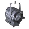 Leviton FR2TH-62B 8-Inch Theater Fresnel with "C" Clamp 20A Locking Plug Installed, Black view 1