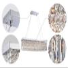 Saint Mossi 5-Lights K9 Crystal Chandelier for Dining Room, Rectangular Pendant Light Fixture for Kitchen Island, Raindrop Flush Mount Ceiling Light Fixture,H9 x W10 x L31, Chain Adjustable view 3