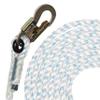 Pelican Rope 5/8" Vertical Lifeline Rope - Made in USA - Fall Protection Lanyard - Ladder & Tower Gear - 3 Strand Rope with Steel Snap Hook Ends - 25 ft. view 3