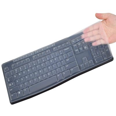 CaseBuy Keyboard Cover Skin for Logitech MK270 MK295 Wireless Keyboard & Logitech K200 K260 K270 MK200 MK260 Keyboard (Clear)