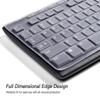 CaseBuy Keyboard Cover Skin for Logitech MK270 MK295 Wireless Keyboard & Logitech K200 K260 K270 MK200 MK260 Keyboard (Clear) view 2