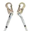 Pelican Rope Vertical Lifeline Rope - 5/8 inch Fall Protection Lanyard - Ladder & Tower Gear - 3 Strand Line with Steel Snap Hook Ends - 200 ft. view 4