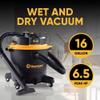 Vacmaster Professional - Wet/Dry Vac, 16 Gallon, Beast Series, 6.5 HP 2-1/2" Hose (VJH1612PF0201), Black view 2