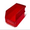 Triton Products 3-220R LocBin Stacking, Hanging, Interlocking Polypropylene Bins 7-3/8-Inch L by 4-1/8-Inch W by 3-Inch H Red 24 CT view 1