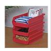 Triton Products 3-220R LocBin Stacking, Hanging, Interlocking Polypropylene Bins 7-3/8-Inch L by 4-1/8-Inch W by 3-Inch H Red 24 CT view 4